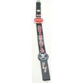 Антистатик с металлич.сердечником и с отражателем " STOP+череп" 55см