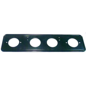 Рамка номерного знака металлическая Черная