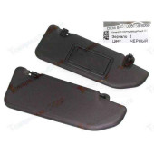 Козырьки солнцезащитные ВАЗ 2180 VESTA черный 2 зеркала (2шт) <b>8450008058/60-12</b>