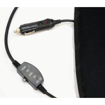 Накидка с подогревом сиденья с регулятором нагрева (2 уровня + OFF) 100х49см-1