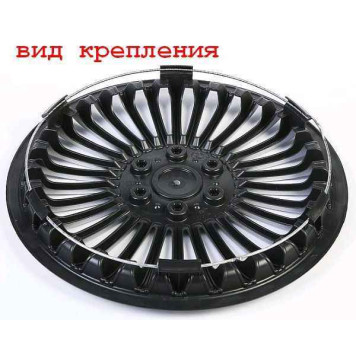 Колпаки декоративные 15" Дакар Super Black-3