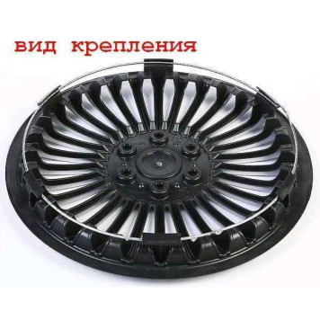 Колпаки декоративные 14" Гига Super Black-2