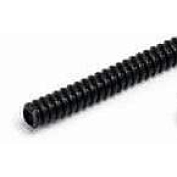 Трубка гофрированная d 4.6мм для изоляции проводов разрезная (цена за 1м) черная