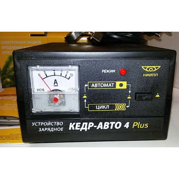 Зарядное устройство для АКБ КЕДР 4 Plus 4А (десульфатация), НИИПП гТомск-1