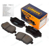 Колодки тормозные пердние LADA Largus, Vesta, Renault Logan, Nissan Almera <b>BARNETT LD001</b> 410608481R