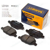 Колодки тормозные задние ВАЗ 1118, 2190 Kalina Sport Granta дисковые <b>BARNETT LD101</b>
