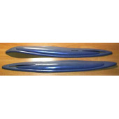 Накладки защитные на бампер серые 2шт №253