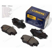 Колодки тормозные пердние LADA Largus, Renault Logan, Sandero, Megane с ABS <b>BARNETT RN001</b>