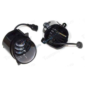 Фары противотуманные ВАЗ 2190 Гранта, Калина, Largus 30W 12/80V с регулировкой, 2 цвета (2 шт) <b>TR-G332-WY</b>