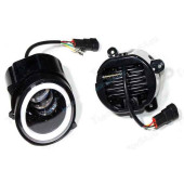 Фары противотуманные ВАЗ 2190 Гранта, Калина, Largus 30W 12/80V с регулятором, с габаритом, 2 цвета (комплект 2шт) <b>TR-G334-W-WYR</b>