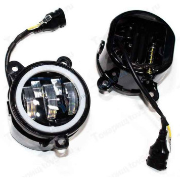 Фары противотуманные ВАЗ 2170 Приора 50W 12/80V с регулятором, с габаритом (комплект 2шт) <b>TR-P553-W-WR</b>