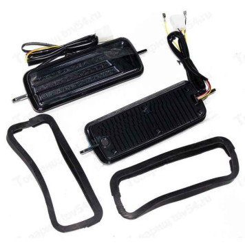 Подфарники ВАЗ 21214 (комплект лев.+прав.) двухцветные затемненные 15W 12/80V <b>TR-TNL23</b>