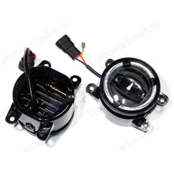 Фары противотуманные ВАЗ 2190 Гранта (2019-), Vesta, X-Ray, Niva Urban 30W 12/60V с регулятором, с габаритом, 1LED (комплект 2шт) <b>TR-V133-W-WR-OUL</b>