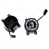 Фары противотуманные ВАЗ 2190 Гранта (2019-), Vesta, X-Ray, Niva Urban 30W 12/60V с регул, габарит, 2цв, 1LED (комплект 2шт) <b>TR-V134-W-WYR-UL</b>