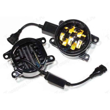 Фары противотуманные ВАЗ 2190 Гранта (19-), Vesta, X-Ray, Niva Urban 70W 12/80V с регулировкой, 2 цвета (2 шт) <b>TR-V772-WY</b>