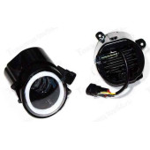 Фары противотуманные ВАЗ 2190 Гранта, Калина, Largus 50W 12/80V с регулятором, с габаритом (комплект 2шт) <b>TR-V773-W-WR</b>