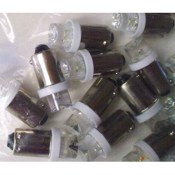 Лампа (LS23) светодиодная T8,5 (BA9s) T4W 1 диод, белая, вогнутый конус 12V А12/4 NORD YADA 900284-1