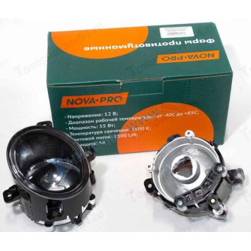 Фары противотуманные ВАЗ 1118 Калина (комплект 2шт) <b>NOVA-PRO NP-11180-3743010/11</b>