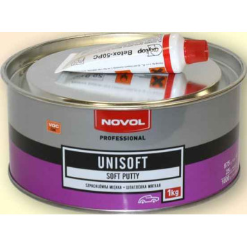 Шпатлевка NOVOL UNISOFT мягкая (1кг) 1153