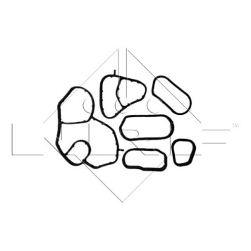 Радиатор масляный, моторное масло <b>NRF 31333</b>-1