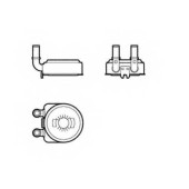 Масляный радиатор масла двигателя NRF 31739