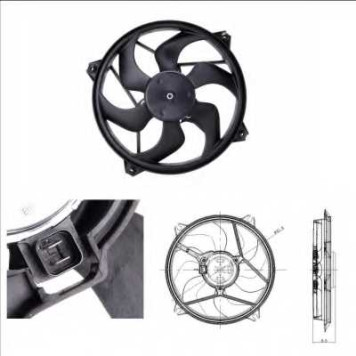 Вентилятор охлаждения двигателя NRF 47348