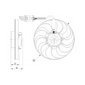 Вентилятор охлаждения двигателя NRF 47398