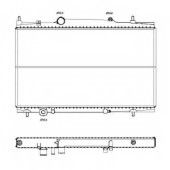 Радиатор охлаждения двигателя NRF 50441