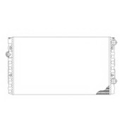 Радиатор охлаждения двигателя NRF 50454