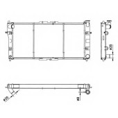 Радиатор охлаждения двигателя NRF 52020
