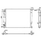 Радиатор охлаждения двигателя NRF 53051