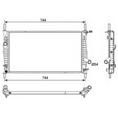 Радиатор охлаждения двигателя NRF 53111
