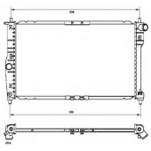 Радиатор охлаждения двигателя NRF 53253