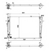 Радиатор охлаждения двигателя NRF 53342