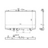 Радиатор охлаждения двигателя NRF 53393