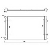 Радиатор охлаждения двигателя NRF 53405A