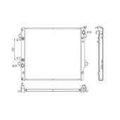 Радиатор охлаждения двигателя NRF 53568