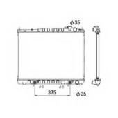 Радиатор охлаждения двигателя NRF 53694