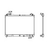 Радиатор охлаждения двигателя NRF 53703