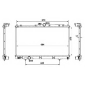 Радиатор охлаждения двигателя NRF 53779