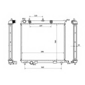 Радиатор охлаждения двигателя NRF 53863
