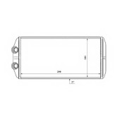 Радиатор отопления салона NRF 54210