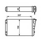 Радиатор отопления салона NRF 54238