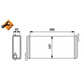 Радиатор отопления салона NRF 54240