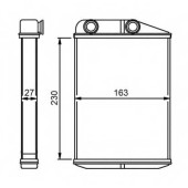 Радиатор отопления салона NRF 54309