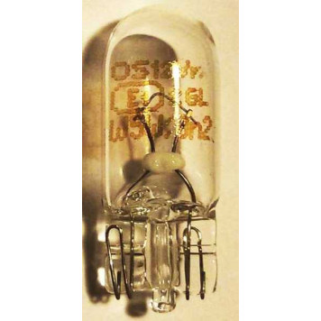 Лампа 12V 5W (W5W) без цоколя Т10 W2,1x9,5D OSRAM 2825-2