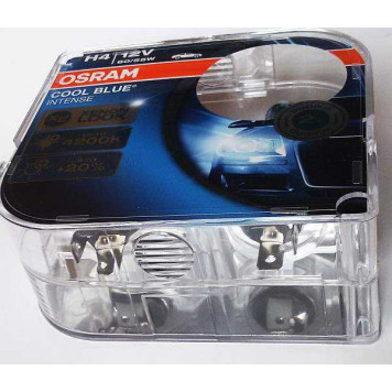 Лампа H4 12В 60/55Вт +20% OSRAM COOL BLUE INTENSE 64193CBI-HCB-5