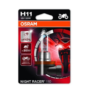 Лампа г/с H11 (55W) PGJ19-2 Night Racer 110 12V <b>OSRAM 64211NR1-01B</b>