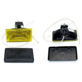 Фара пр-тум универс (2212.3743-06) желтая с крышкой (прямоуг) <b>ОСВАР 2212-3711000-06</b>