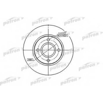 Тормозной диск PATRON PBD2622